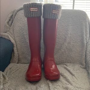 Hunter rain boots